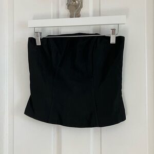 After Six Black Strapless Top size S